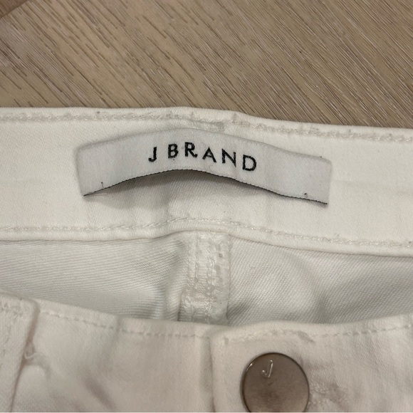 J Brand Jeans Womens Low Rise Cropped Skinny Jean white - Picture 8 of 12